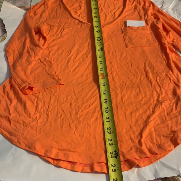 MERONA TANGERINE ORANGE ORANGE TOP NEW PETITE SMALL - Picture 4 of 8